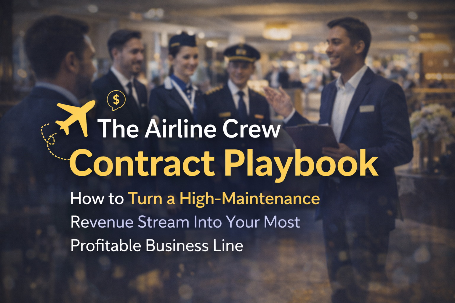 The Airline Crew Contract Playbook: How to Turn a High-Maintenance Revenue Stream Into Your Most Profitable Business Line
