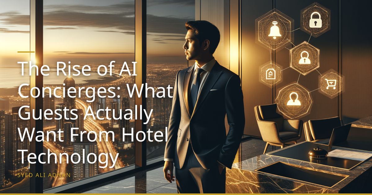 The Rise of AI Concierges: What Guests Actually Want From Hotel Technology